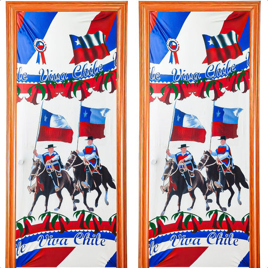 Fundas Para Puertas Fiestas Patrias Chile Pack2 Funda Puerta Modelo 10