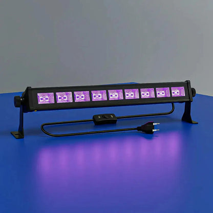 Barra Uv Led Luz Negra De 43cm Para Fiestas Y Escenario
