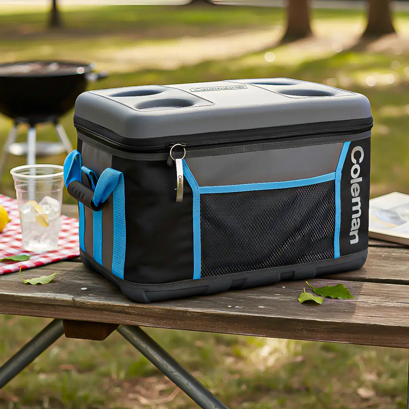 Bolso Térmico Plegable Coleman Para 45 Latas Y 31 Litros Gris