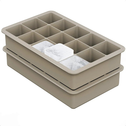 Molde Hielo Cubetas De Hielo Bandeja Silicona Hielo Bebidas Frias Cubetas De Silicona Libre Bpa Fiestas Flexible Pack 2 Cubetas Para Hacer Hielo Antiadherentes Restaurantes Okshop