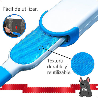 Cepillo Para Perros Quita Pelusa De Mascotas Saca Pelusas Rojo