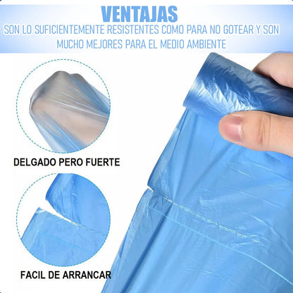 Bolsas De Basura Bolsa Basura 50x60 Cm Bolsas Plasticas 300u Bolsas Plasticas Transparentes De Basura Multifuncional Bolsa Plástica Mediana 300 Unidades Oficinas Polietileno Okshop
