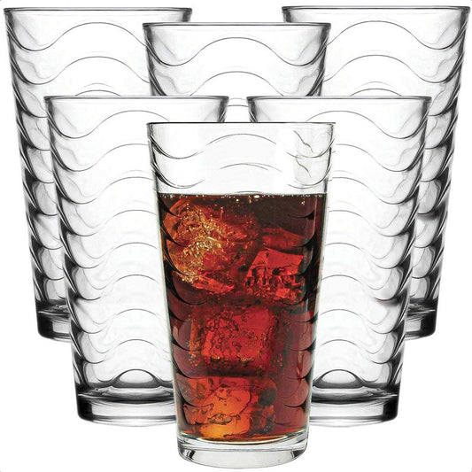 Set 6 Vasos De Vidrio Vasos Postres Set Vasos Vidrio 450ml