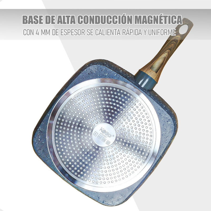 Sarten Keep Sartenes Antiadherentes Sarten Grill 28cm Sarten Rokka