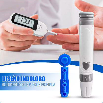 Medidor De Glucosa Digital Glucometro Maquina Medir Glucosa