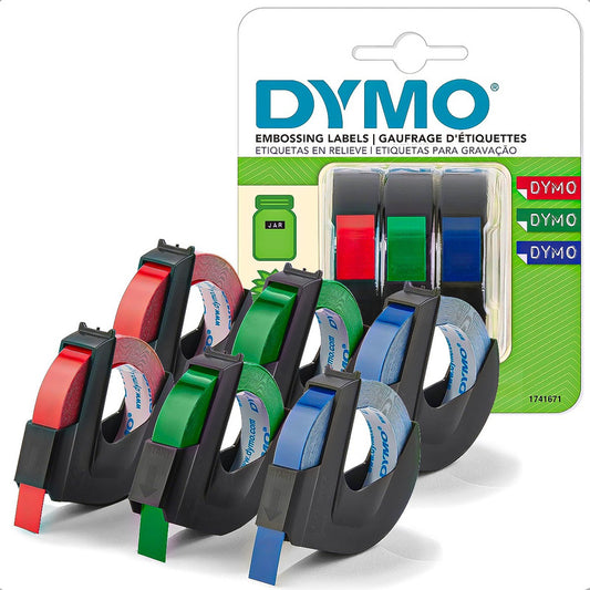 Repuesto Etiquetas En Relieve Dymo Pack 6 Cinta Rotuladora