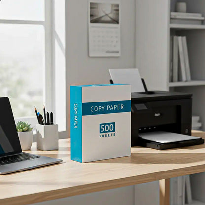 Pack 2 Papel Fotocopia 1000 Hojas Tamaño Carta Papel Impreso Blanco