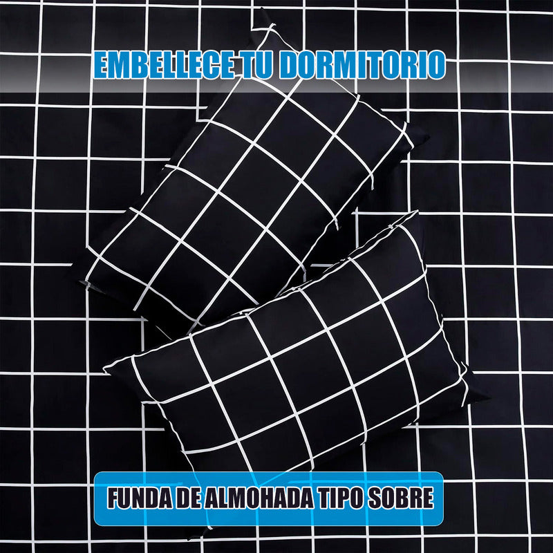 Juego De Sábanas Sabanas 2 Plazas Sabana Fundas Almohadas
