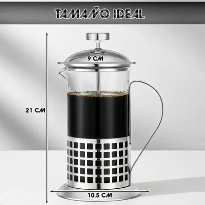 Cafetera Francesa Vidrio Cafetera Francesa 600ml Cafetera Modelo Linea