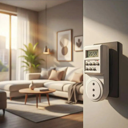Enchufe Timer Digital Programable Temporizado 24h Timer Enchufe Digital Okshop Enchufe Digital Enchufe Programable Temporizador Dimmer 24hrs Enchufe Inteligente Timer Digital Programable