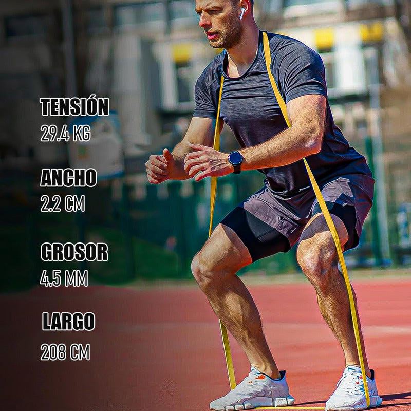 Pesas Para Tobillos 2kg Bandas Elasticas Resistencia 29.4kg Rojo