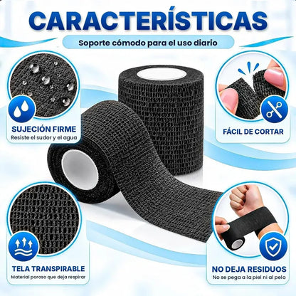 Cinta Kinesiologica Venda Autoadhesiva Elástica Venda 5m Naranja