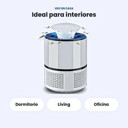 Lampara Matamosquitos Usb Insecto Repelente Moscas Lampara Okshop Lámpara Mata Zancudos Usb Trampa Mosquitos Silenciosa Lampara Antimosquitos Electrico Lámpara Eléctrica Antimosquitos Okshop Blanco