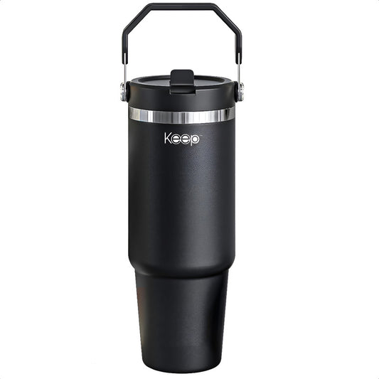 Botella Termica Keep Vaso Térmico 850 Ml Botella Insulada Negro