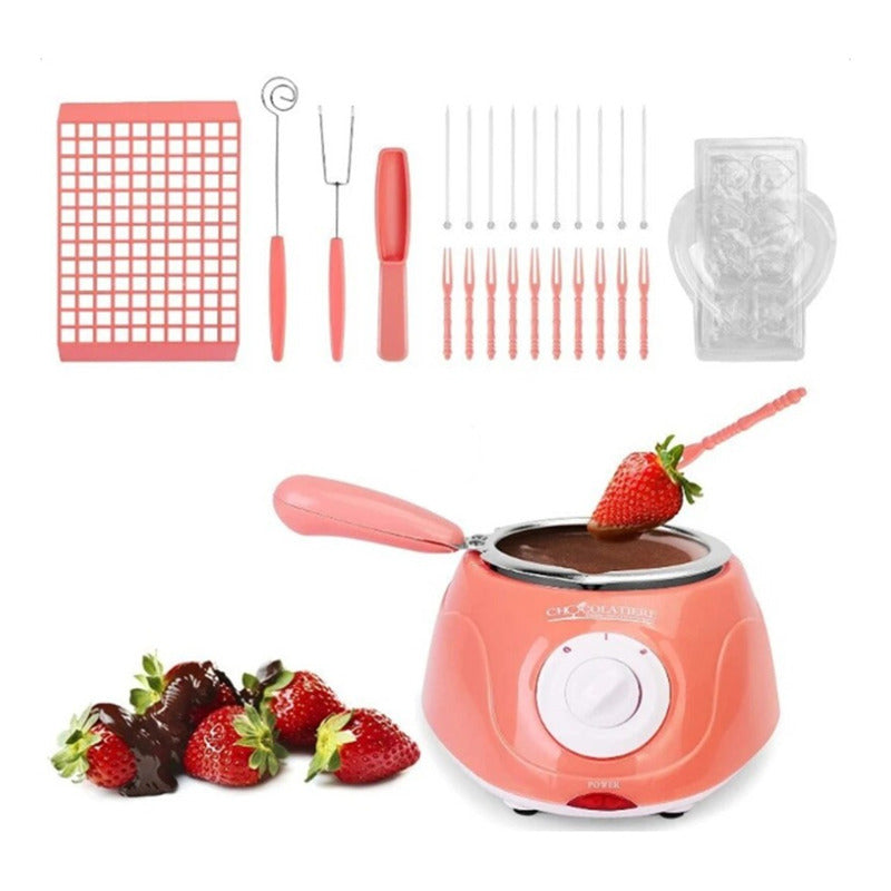 Olla Para Derretir Chocolate Maquina De Chocolate Fondue +30