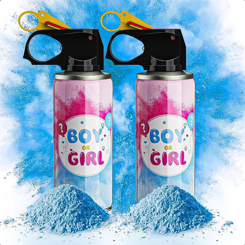 Pack 2 Polvos De Revelación De Sexo Spray Polvo 250ml Polvos Azul