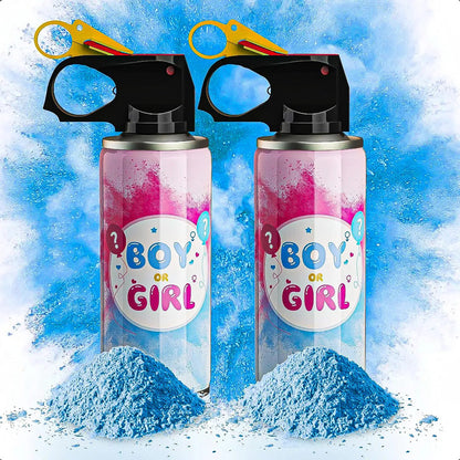 Pack 2 Polvos De Revelación De Sexo Spray Polvo 250ml Polvos Azul