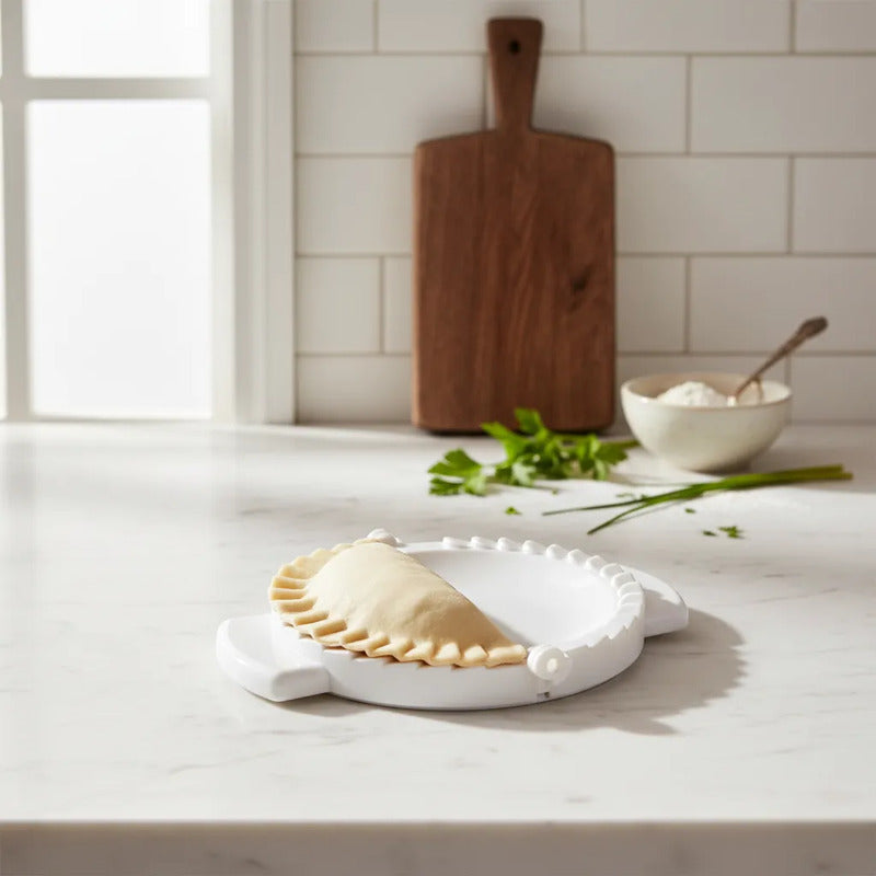 Molde Empanada 21 Cm Sellador Empanada Prensa Empanada Molde Blanco