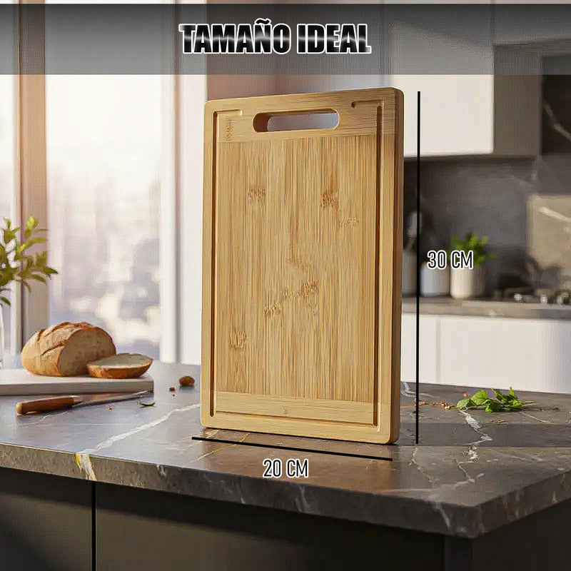 Pack 2 Tabla De Picar Tablas Para Picar Tablas Madera 30cm Madera