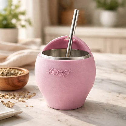 Mate Con Bombilla Keep Mate Acero Inoxidable Mate 230ml Mate Lila Mate