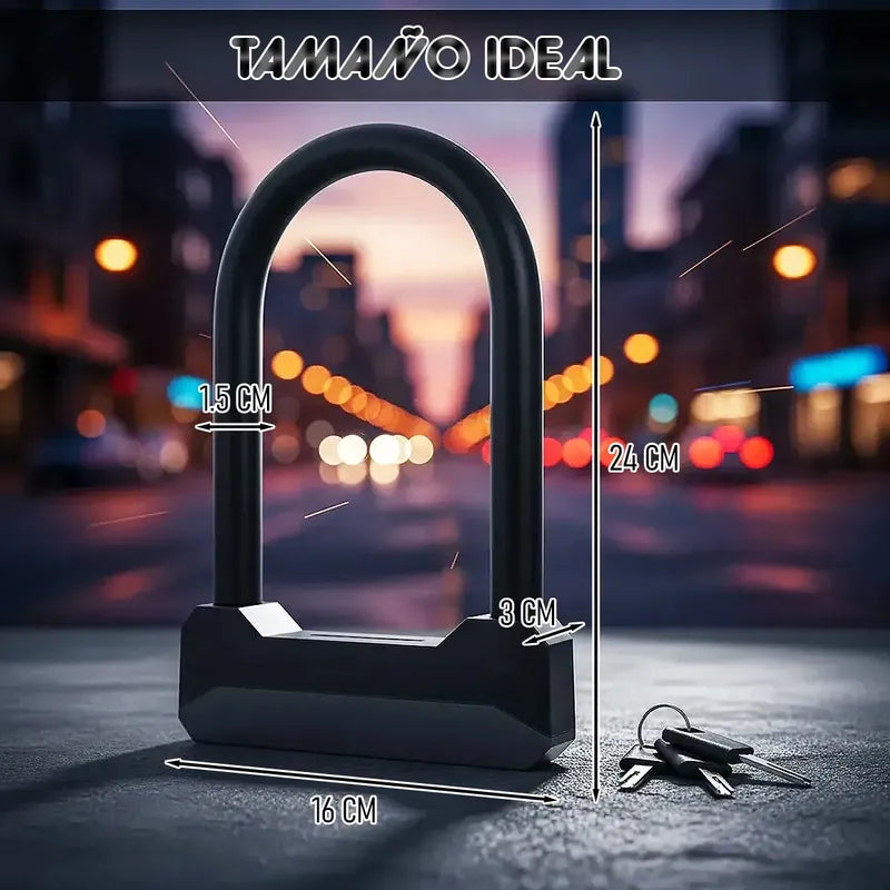 Candado Bicicleta Candado Para Bicicleta Cerradura En U Bici Negro Okshop Cerraduras De Bicicleta Antirrobo Cerradura En U De Bicicleta Candados De Bicicleta Bloqueo En U De Bicicleta