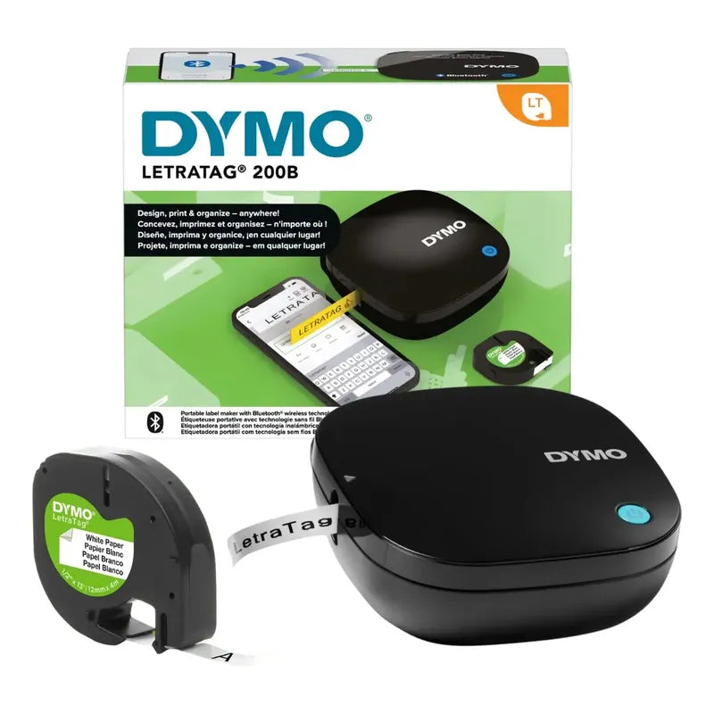 Etiquetadora Dymo Portátil Térmica Con Bluetooth Y Sin Pilas Incluidas Negro