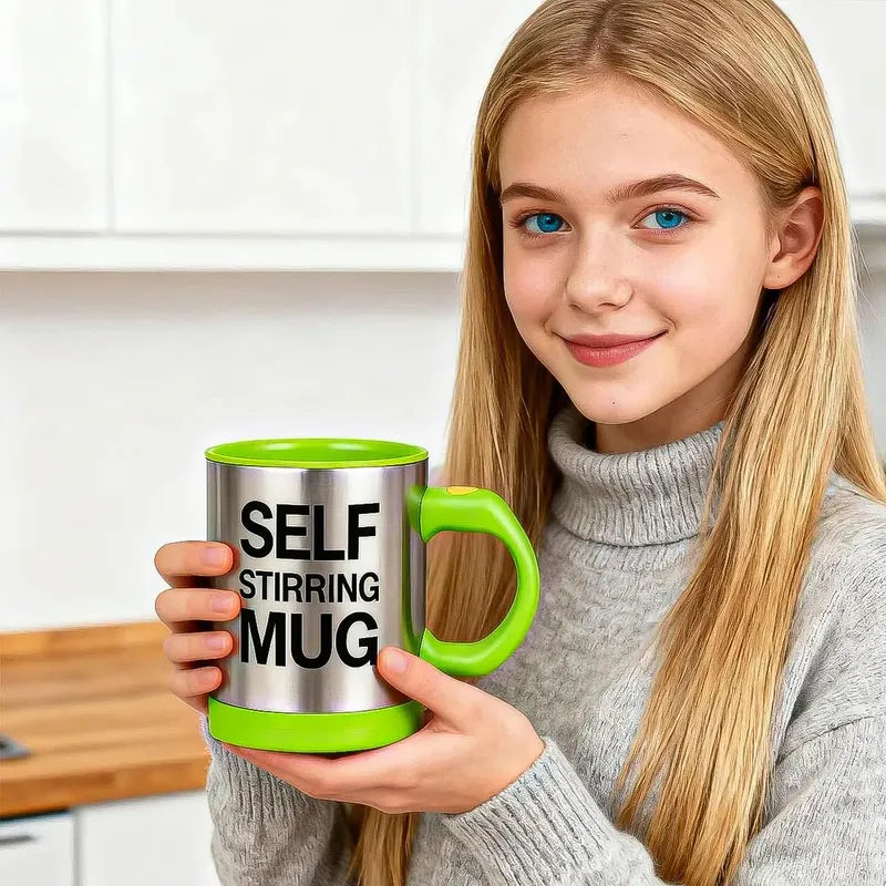 Taza Cafe Taza Para Cafe Taza Café Eléctrica Taza Agitador Verde Removedor Verde Okshop Tazas Mezcladoras Eléctricas Vaso Agitador Automático Taza Batidora Verde Tazas Electricas Tazas Okshop Liso