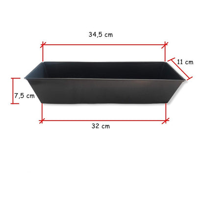 X5 Molde Para Torta Moldes Reposteria Menaje (5 Und) 35 Cm Gris