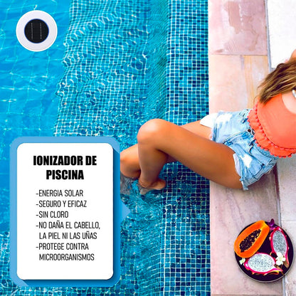 Filtros De Piscina Ionizador Piscina Solar Purificador Solar Blanco
