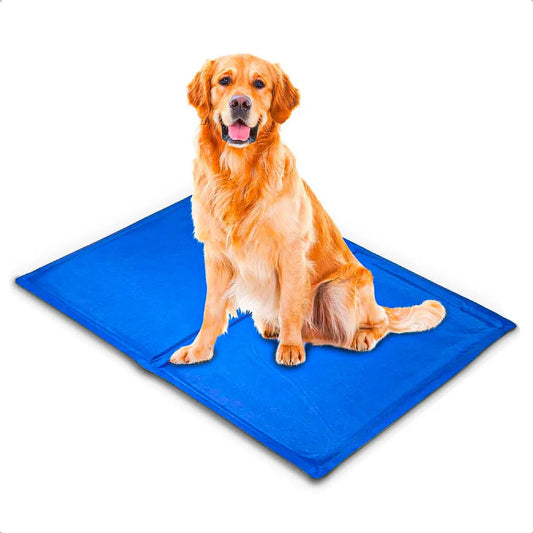 Manta Refrescante Perro Manta Fria Perros Cama Perro 96x81cm Cama Perro Lavable Plastico A Prueba De Agua Colchon Frio Para Perros Grandes Plegable Multifuncion Okshop