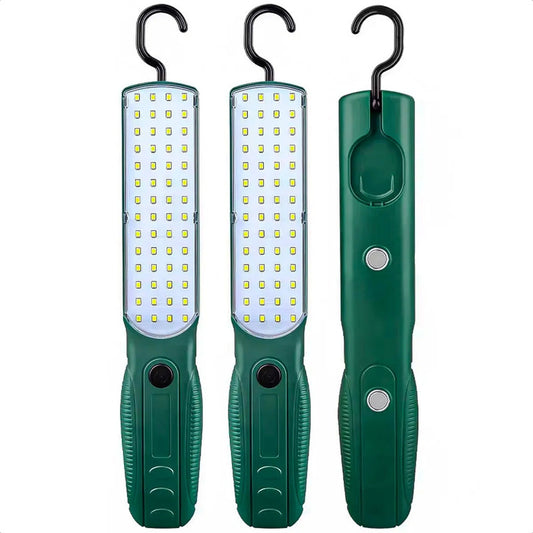 Pack X2 Luces Led Emergencia Recargables Okshop Verde Imán Usb Carga Rápida