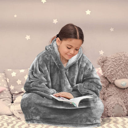 Pack X2 Poleron Peludo De Niña Poleron Con Capucha Niño Polerones Poleron Gigante Poleron Sherpa Frio Invierno Arcashopping Pijama Polar Manta Sherpa